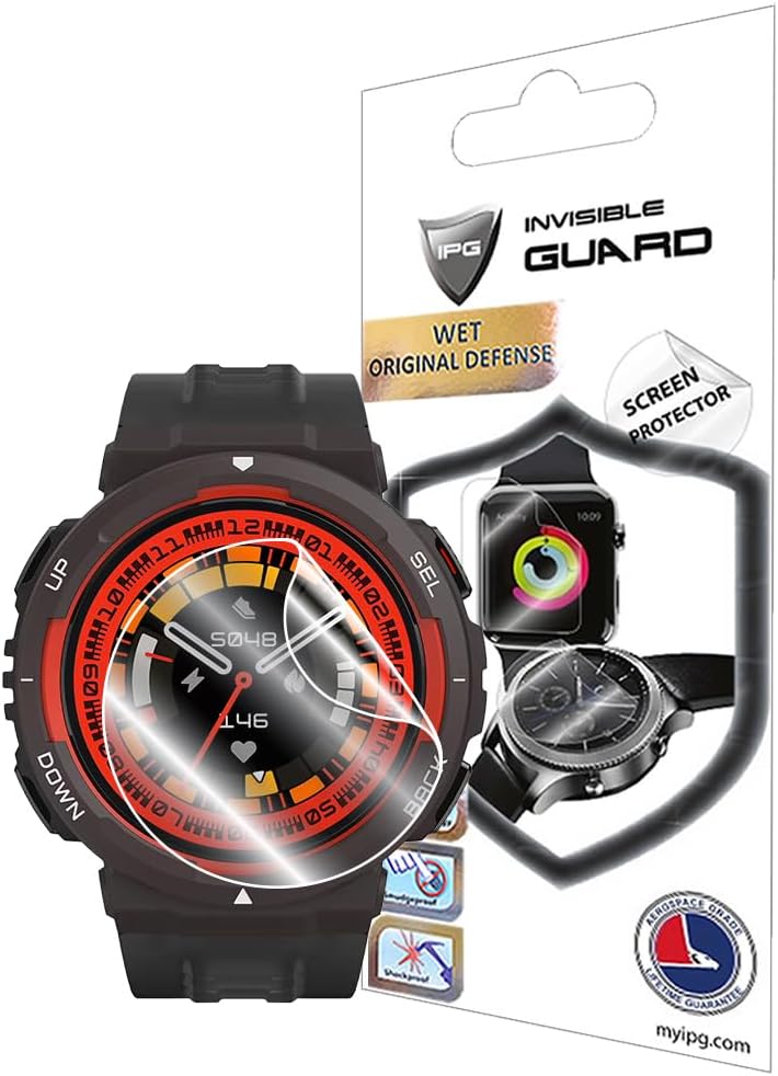 for Amazfit Active Edge Smart Watch Hydrogel Screen Protector (4 Units