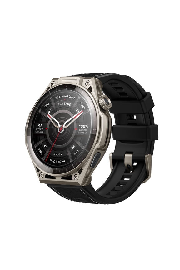 Balance Ultra 49mm GPS Smartwatch, 5 Buttons, 1.5" AMOLED Sapphire Glass, Titanium Case, Flashlight, 30-Day Battery, 64GB, 180+ Sports, Hybrid Training & HYROX Mode, 10 ATM for Android & iOS
