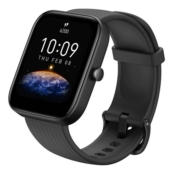 Amazfit Bip 3 Pro Black Case with Black Band