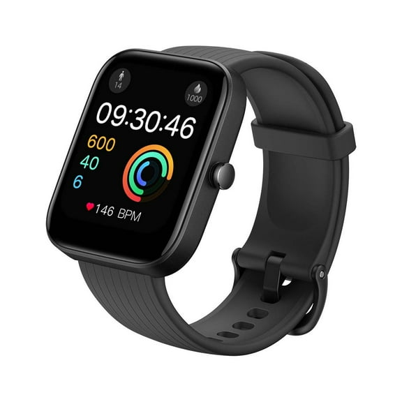 Amazfit Bip 3 Urban for Adults and Kids, 1.69in Smart Watch, Black, Silicone Band