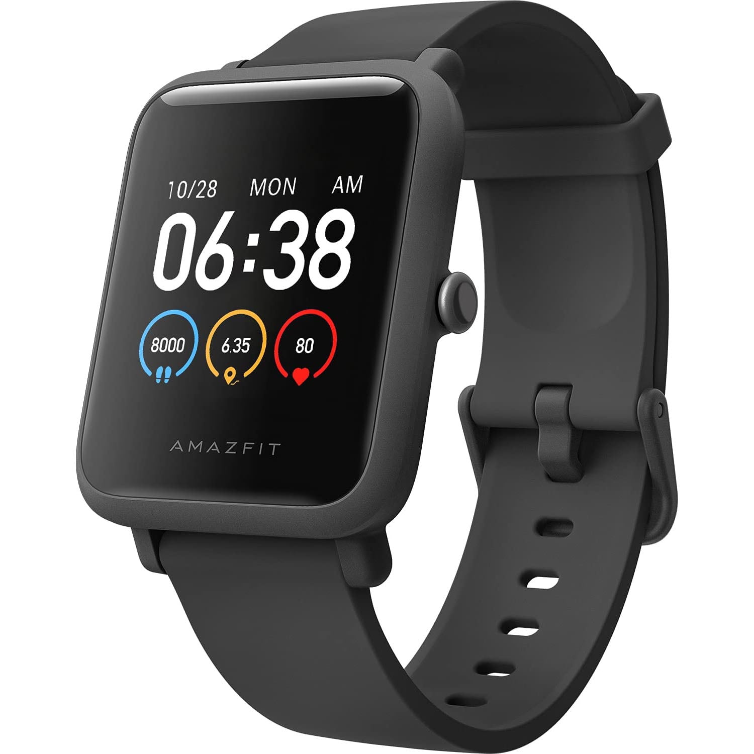Amazfit Bip S Lite Smartwatch Fitness Watch (Charcoal Black)