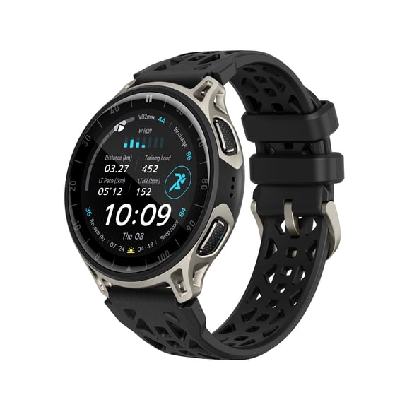 Amazfit Cheetah 2 Pro 48mm GPS Running Smartwatch, 1.32" AMOLED Display, Sapphire Glass, Ti Case, 32GB Storage, 20 Days of Battery, 5 ATM, Flashlight, Offline Maps, 170+ Sports for Android & iPhone