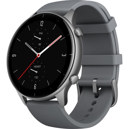 Amazfit GTR 2e Smart Watch 1.39" Slate Gray Aluminum Case with Black Band