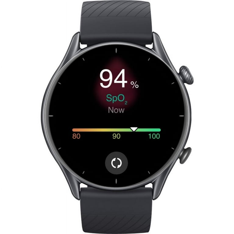 Amazfit - 【美品】 AMAZFIT スマートウォッチ GTR3 サンダーブラック Amazfit GTR 3 (GPS) 35 mm Thunder Black Case with Thunder