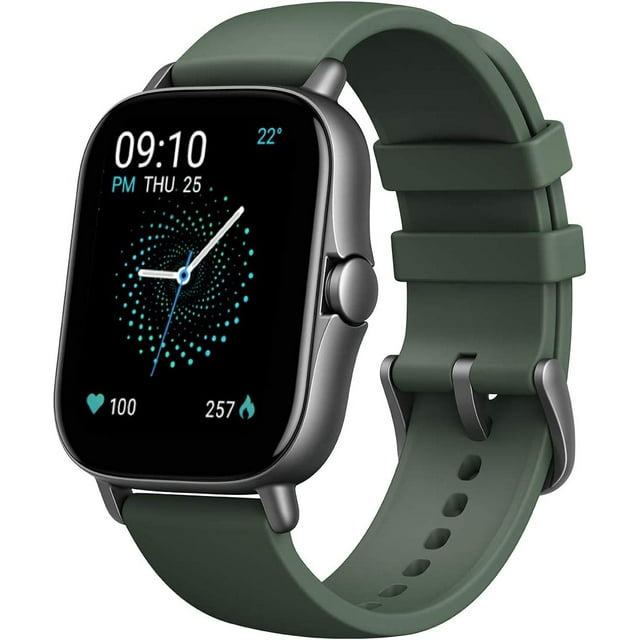 Amazfit GTS 2e Smart Watch: For Men & Women - Health & Fitness Tracker with GPS - 90 Sports Modes - 14 Day Battery Life - Blood Oxygen Heart Rate Sleep Monitoring - 5 ATM Waterproof, Green