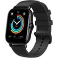thumbnail image 1 of Amazfit GTS 2e Smartwatch: 14 Day Battery Life - Fitness Tracker with 90 Sports Modes - Blood Oxygen Heart Rate Monitor - Waterproof - for Android Phone iPhones, Black, 1 of 12