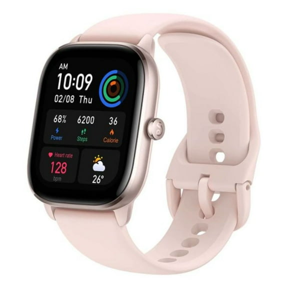 Amazfit GTS 4 Mini Cellular 1.65" Screen Size with Flamingo Pink Band