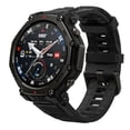 thumbnail image 1 of Amazfit T-Rex 3 Pro Outdoor Smart Watch 48mm Sapphire AMOLED Display, Ti Bezel, Dual Band GPS, Offline Maps, 25 Days Battery, Built-in Flashlight, 10 ATM, 180+ Sports Mode for Android & iPhone, Black, 1 of 10