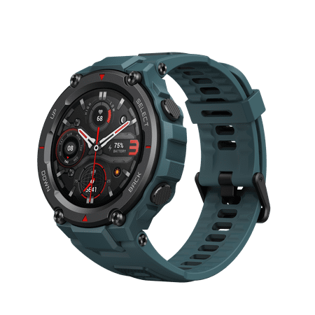 Amazfit - T-Rex Pro Smartwatch 1.3" Polycarbonate - Steel Blue
