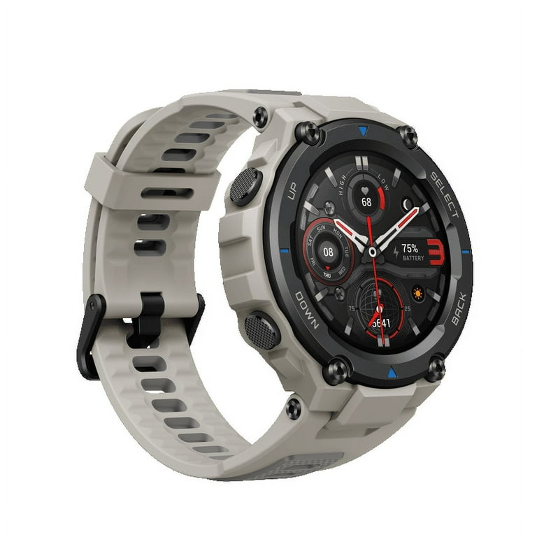 Amazfit T-Rex Pro Smart Watch: Rugged Outdoor GPS Fitness Watch - Grey 