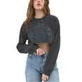 thumbnail image 1 of Amazhiyu Women's Printed Pullover Cropped Sweatshirt Crew Neck Long Sleeve Crop Tops, 1 of 14