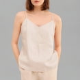 thumbnail image 1 of Amazhiyu Womens Linen Camisole Tank Top V-Neck Sleeveless Loose Adjustable Strap Casual Summer Cami Tops, 1 of 6