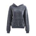 thumbnail image 1 of Amazhiyu Womens Oversized Hoodie Corduroy Long Sleeve Pullover Sweatshirts Ribbed Casual Fall Tops with Pocket, 1 of 5