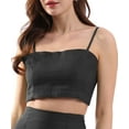 thumbnail image 1 of Amazhiyu Womens Pure Linen Spaghetti Strap Crop Camisole Summer Strappy Tank Tops, 1 of 6