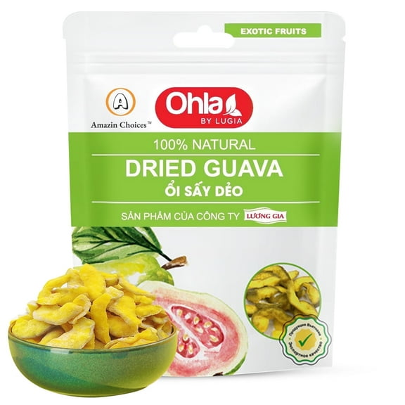Amazin Choices Dried Guava, Gluten-Free, Vegan Snack, 17.64 oz