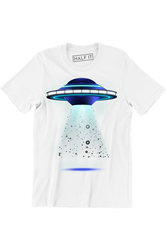 Amazing 3D UFO Alien Space Ship Flying Object Men's Gift T-Shirt
