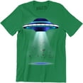 thumbnail image 1 of Amazing 3D UFO Alien Space Ship Flying Object Men's Gift T-Shirt, 1 of 4