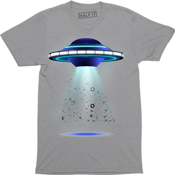 Amazing 3D UFO Alien Space Ship Flying Object Men's Gift T-Shirt