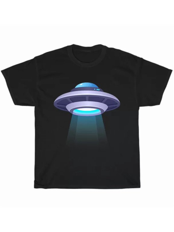 Amazing 3D Ufo Alien Space Ship Flying Object T-Shirt Unisex Tee Gift New, Vintage Birthday Gift