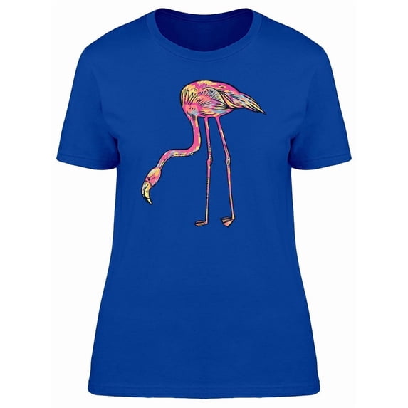 Amazing Abstract Flamingo Tee Women's -Image by Shutterstock