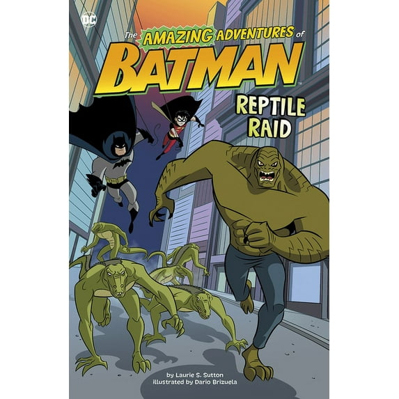 Amazing Adventures of Batman! Reptile Raid, (Hardcover)