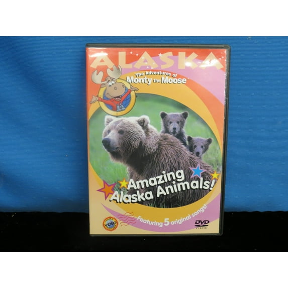 Amazing Alaska Animals Adventures of Monty The Moose DVD NEW