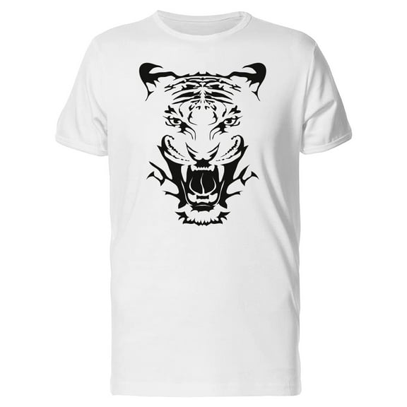 Amazing Angry Tiger Face Tee Men's -Image by Shutterstock