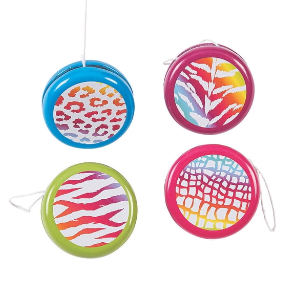 Amazing Animal Yo Yo - Party Favors - 12 Pieces