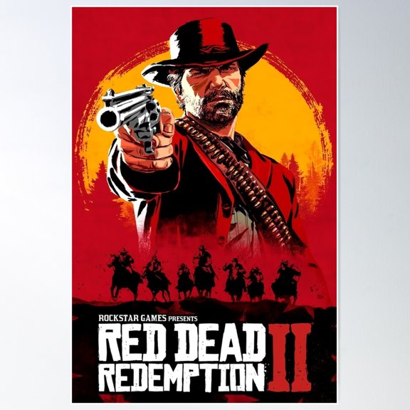 Amazing Art Works Of Rdr 1 And 2 Online Best Game Poster Wall Art, Modern Wall Decor For Living Room Bedroom, 8x12 UNFRAMED