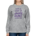 thumbnail image 1 of Amazing Aunt Sweatshirt Women -GoatDeals Designs, Female XX-Large, 1 of 4