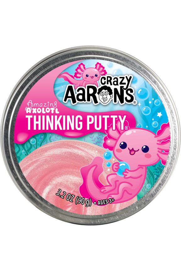 Amazing Axolotl Thinking Putty, Sparkly Pink, Ages 3 and Up