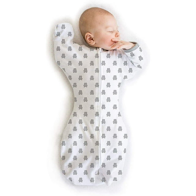 Amazing Baby Transitional Swaddle Sack with Arms Up HalfLength Sleeves and Mitten Cuffs, Better