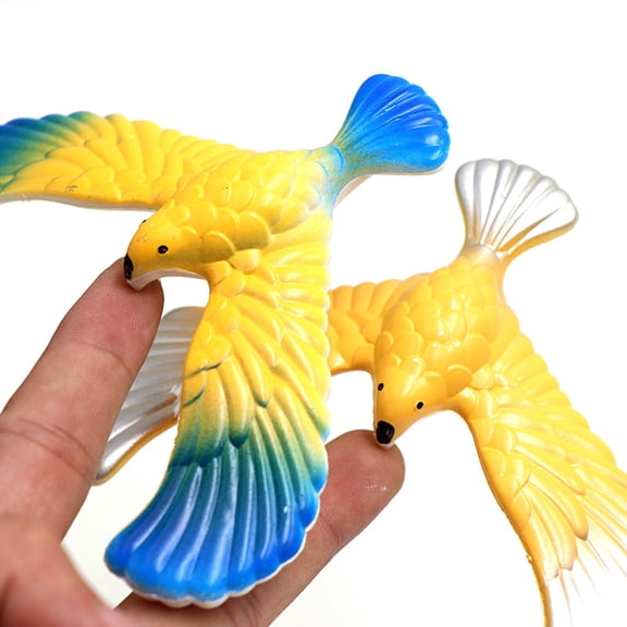 Amazing Balancing Eagle with Stand, Desk Decor Novelty Gadget, Fun Learn Balancing Bird Sculpture, Office Home Desktop Decoration Gift, Physics Balance Display