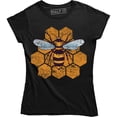 thumbnail image 1 of Amazing Bee Cool Honeybee Design Ready To Fly Women's T-Shirt, 1 of 4