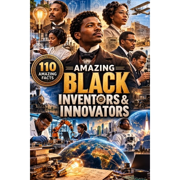 Amazing Black Inventors & Innovators: 110 Stories of Black Scientists, Engineers, Inventions & Breakthroughs That Shaped, (Paperback)
