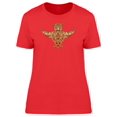 thumbnail image 1 of Amazing Boho Ornamental Owl Tee Women's -Image by Shutterstock, 1 of 2