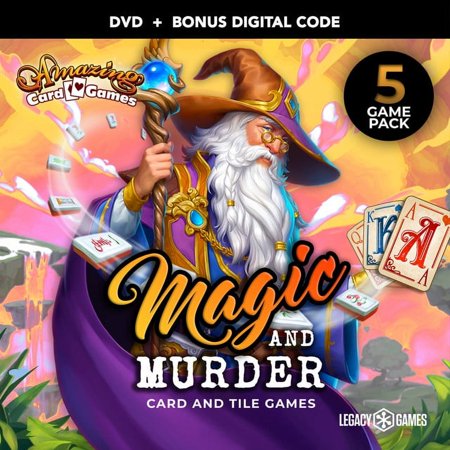 Amazing Card & Tile Games: Magic and Murder - 5 Pack, PC DVD with Code