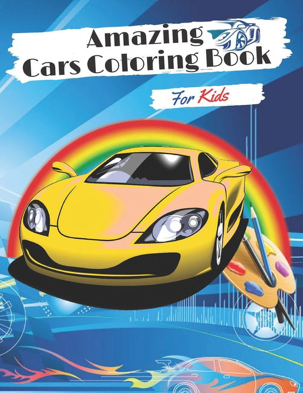 coloring books for boys ages 2-4 4-8, cars, trucks, and planes: coloring  books for boys ages 2-4 (Paperback)