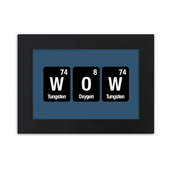 Amazing Checal Element Science Desktop Photo Frame Ornaments Picture Art Painting