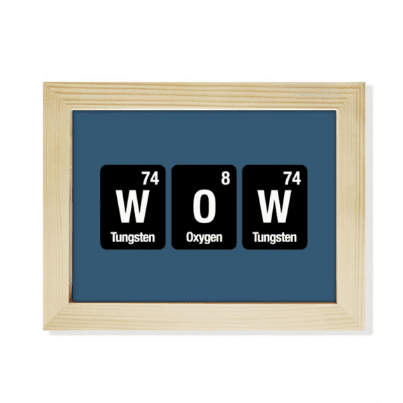 Amazing Checal Element Science Desktop Photo Frame Picture Art Decoration Painting 6x8 inch