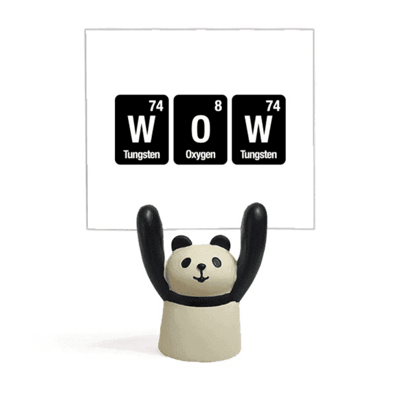 Amazing Checal Element Science Memo Holder Cartoon Animal Panda Stand Decoration