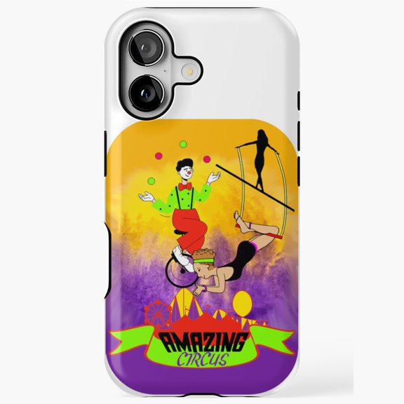 Amazing Circus Magic Celebration Case for iPhone 17 16 15 14 13 12 11 Pro Max
