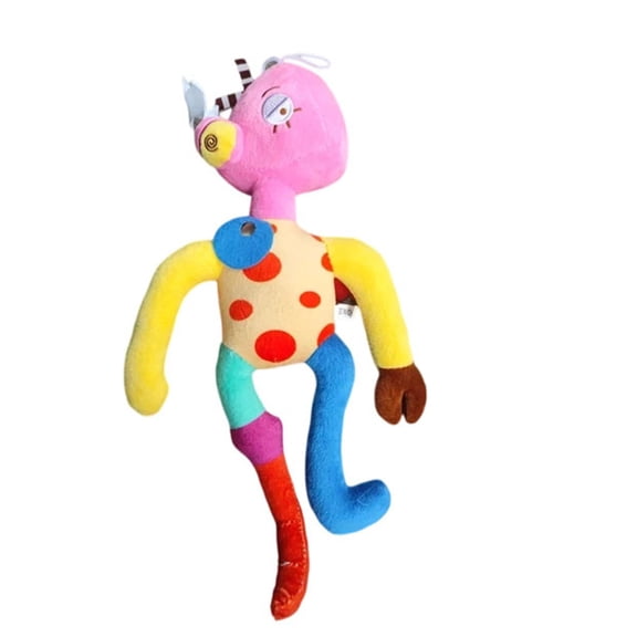 Amazing Circus Plush Pomni Jax Plushies Cute Cartoon Character Soft Stuffed Animal Gift for Fans (C)