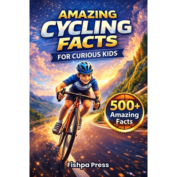 Amazing Sports Facts for Curious Kids Amazing Cycling Facts for Curious Kids: 500+ Fun, Fascinating & True Cycling Facts for Kids Ages 8-14, (Paperback)