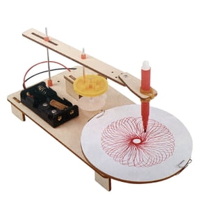 Amazing DIY Project Wooden Electric Plotter to Create Beautiful Patterns