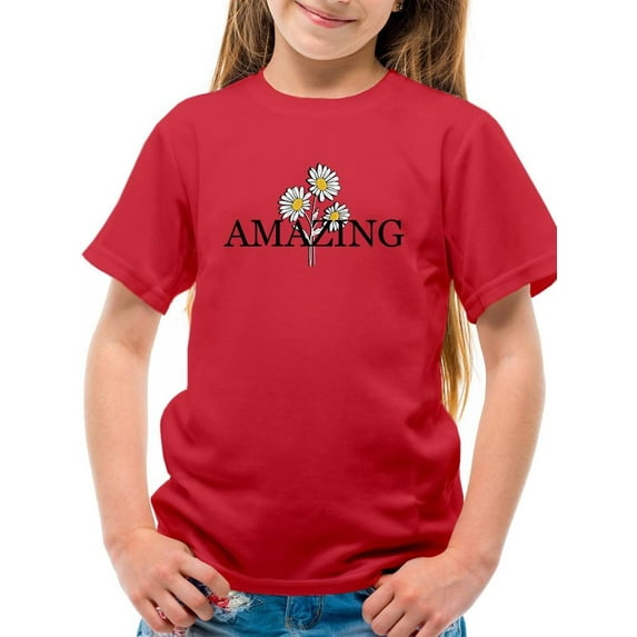 Amazing Daisies Bouquet T-Shirt Juniors -Image by Shutterstock, Small