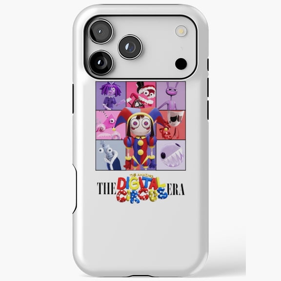 Amazing Digital Circus Indie Animation Art Compatible Phone Case for iPhone 11 12 13 14 15 16 17 Pro Max