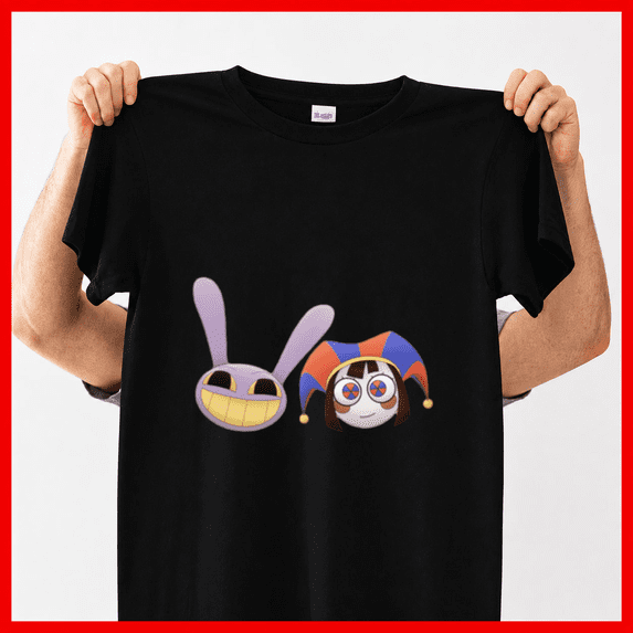 Amazing Digital Circus Pomni Jax Retro Cartoon Anime Tee Unisex T amazing-digital-circus-pomni-jax-retro-cartoon-anime-tee-unisex-t