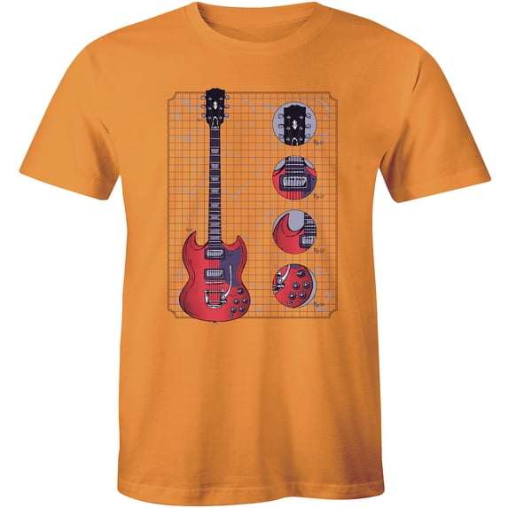 Amazing Electric Guitar Musician Men Music Rock Collection Guitarist T-Shirt