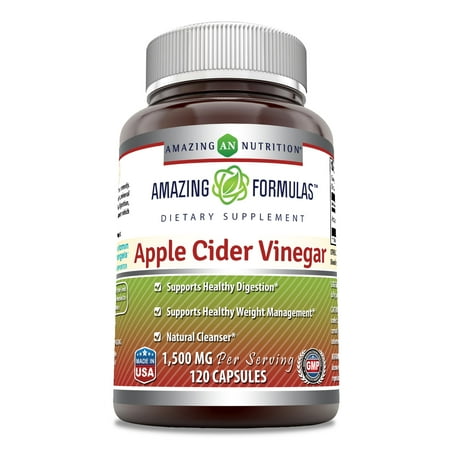 Amazing Formulas Apple Cider Vinegar 1500 Mg 120 Capsules